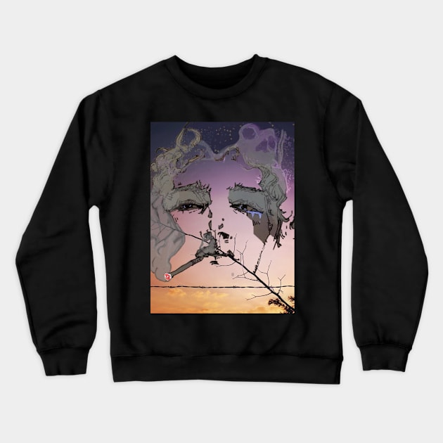 Smoke and Mirrors Crewneck Sweatshirt by Shadow Clothes